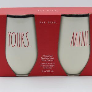 New Set of 2 Rae Dunn Wine Tumblers